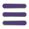 Three horizontal lines creating a menu icon